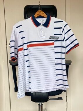 Martine Rose S/S 2020 Asymmetrical Heavy Knit Polo Shirt